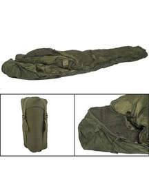 TACTICAL SLEEPING BAG - OD - Mil-Tec® -  SEASON 3 (4°C/-17°C)