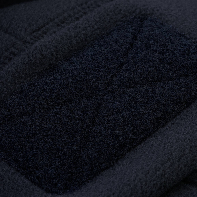 Téli fleece sapka felső tisztek számára POMPIERII ISU/DSU jelvénnyel – Sötétkék