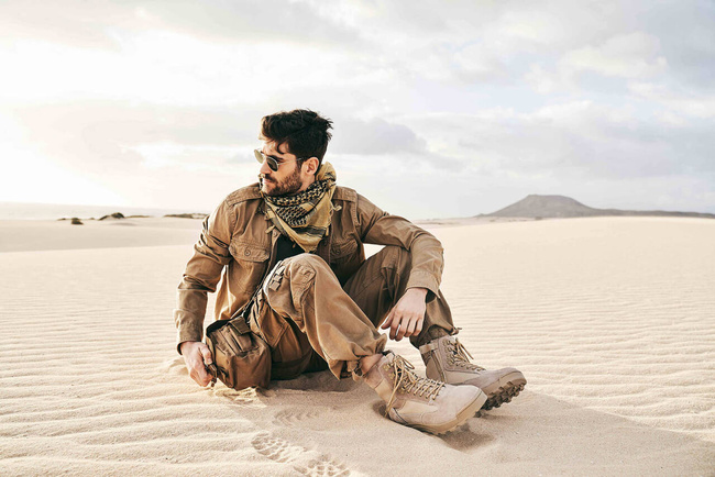 Csizmák Brandit Tactical 9-eye - Camel