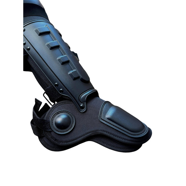 PÁR SÍPCSONT- ÉS TÉRDVÉDŐ - TILTAKOZÁS ELLENI - FEKETE - LECTER TACTICAL