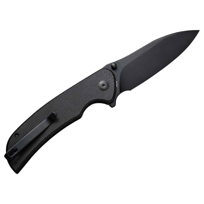 POCKET KNIFE - "SENCUT Borzam Micarta All Black" - Böker