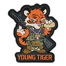 JELVÉNY YOUNG TIGER PVC - TÖBBSZÍNŰ - M-TAC