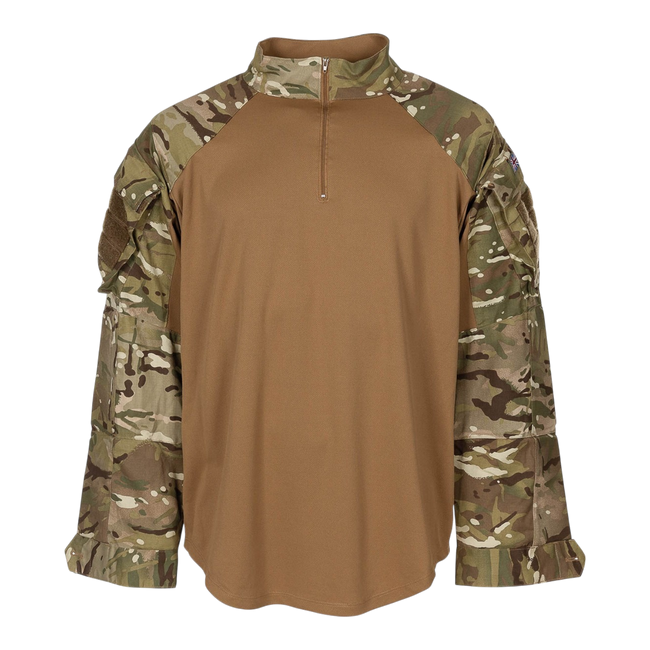 BRITISH COMBAT UNDERSHIRT - UBAC - MTP CAMO - MILITARY SURPLUS - USED