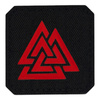 JELVÉNY VALKNUT LASER CUT - FEKETE/PIROS - M-TAC