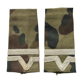 MILITARY MASTER CLASS IV SHOULDER RANKS – LAND FORCES – ROMANIAN ARMY SURPLUS – DALMATIAN MOSAIC CAMO – IN GOOD CONDITION