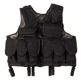 Tactical Vest, black, size-adjustable