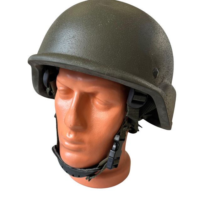 Ballistic Protection Helmet - Kevlar - Romanian Armed Forces Military Surplus - Olive Drab Green - Like New
