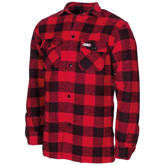 Shirt, red/black