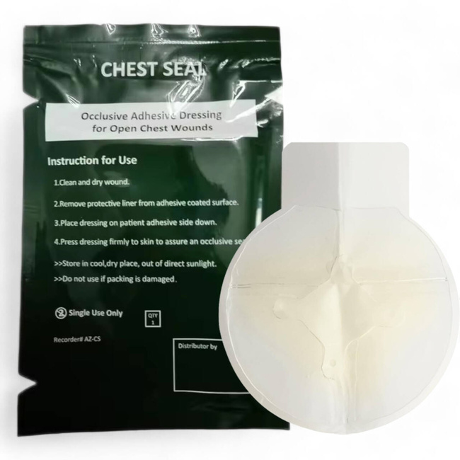 Chest seal for emergency wound care