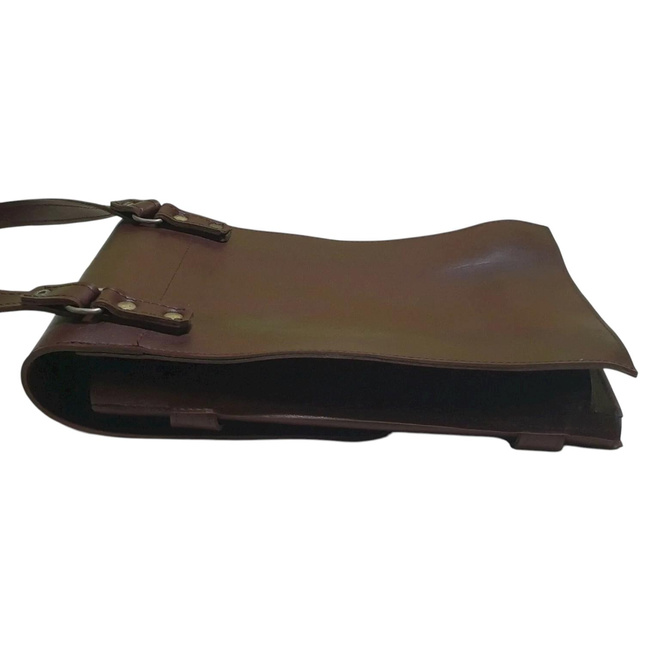 Bortérkép Táska - Katonai Porthart RSR Korszak - Tiszt - Román Hadsereg Katonai Felesleg - Barna - Újszerű