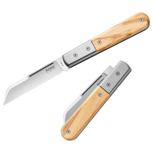 "Dom Barlow Canvas Olive Wood" ZSEBKÉS - LionSteel