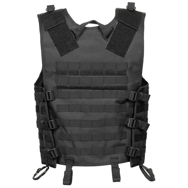 MODULAR TACTICAL VEST - "MOLLE LIGHT" - MFH® - BLACK