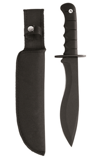 Combat Knife With Machete Blade