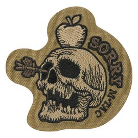 SORRY PATCH (embroidered) - OXFORD MATERIAL - COYOTE - M-TAC