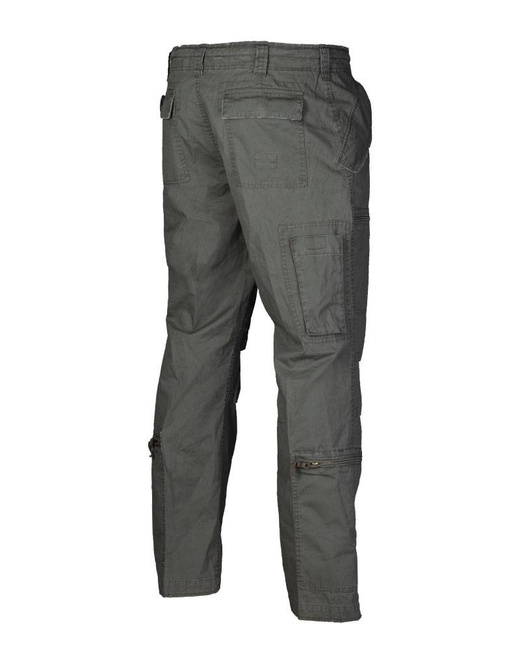 PILOT PANTS "STRAIGHT CUT" - COTTON - OD - MIL-TEC