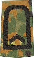 EMBLÉMA - GERMAN ARMY FLECKTARN CAMO/BLACK SHOULDER LOOPS ´FELDWEBEL´