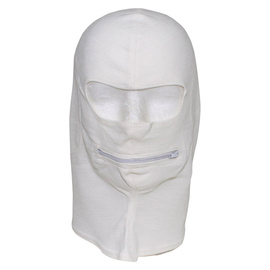 BALACLAVA CIPZÁRRAL - OLASZ HADSEREG KATONAI FELESLEG - FEHÉR - MINT ÚJ