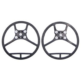 Ice Spikes for Shoes, black, with 5 knobs