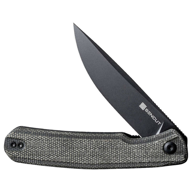 Zsebkés - "SENCUT Scitus Micarta Dark Green Black" - Böker