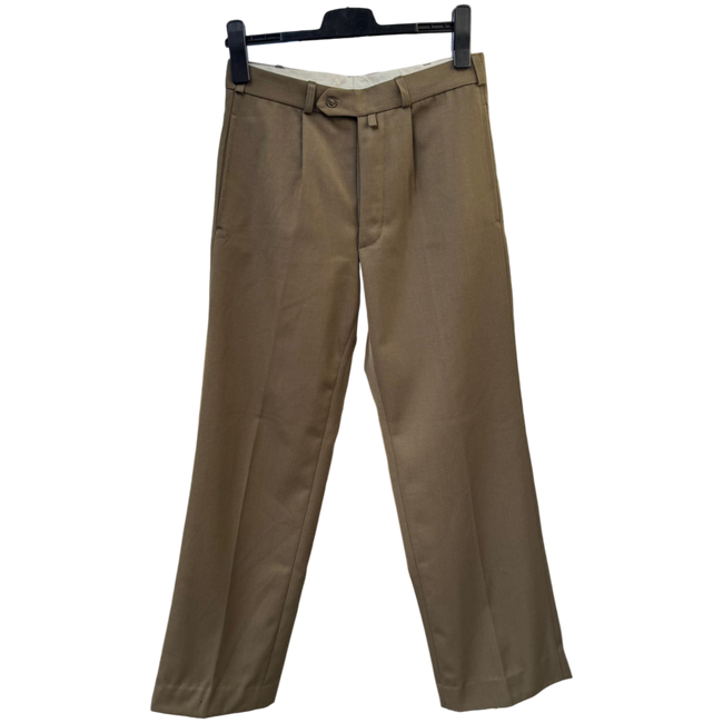 UNIFORM PANTS - ROMANIAN MILITARY SURPLUS - OLIVE - IN GOOD CONDITION