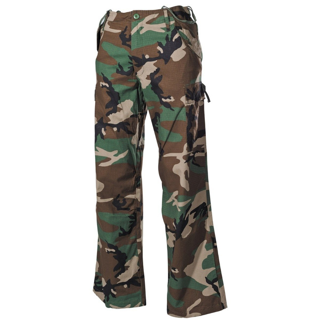 US BDU Field Pants, M65, Rip Stop, Woodland