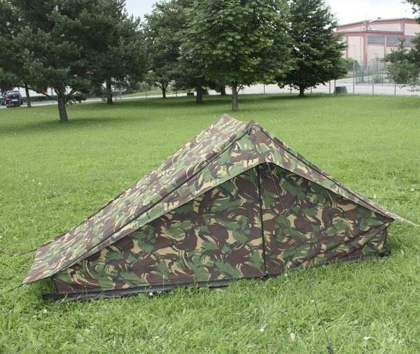 Dutch Camo 1-man Tent W.groundsheet Used