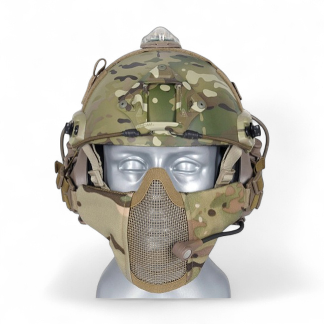 HALF FACE MESH MASK 2.0 - MULTICAMO - WOSPORT