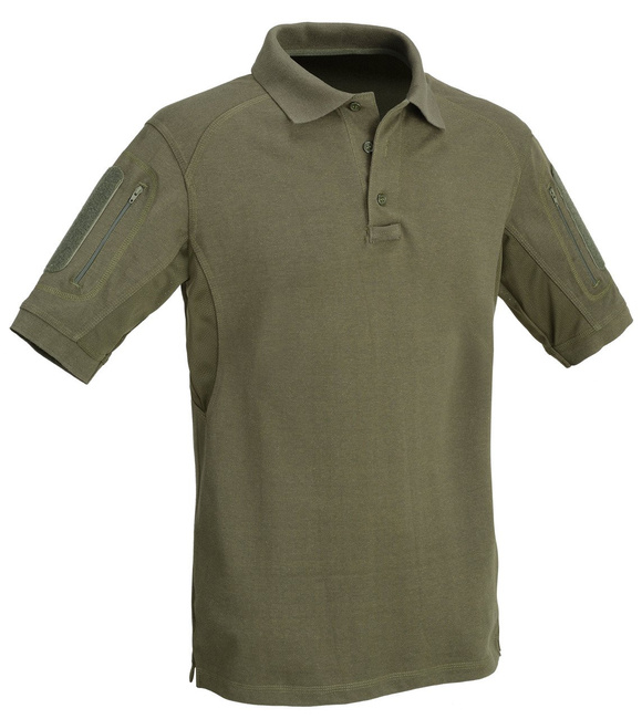 TACTICAL POLO T-SHIRT WITH POCKETS - DEFCON 5® - OD GREEN
