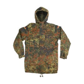 PARKA JACKET - NÉMET HADSEREG TÖBBLETÁRÁZAT - FLECKTARN CAMO - HASZNÁLT