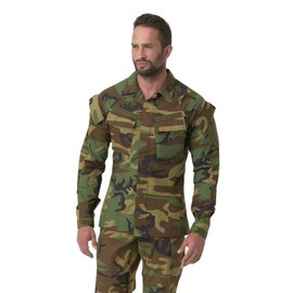 Modern egyenruhás ing - Raid - Polycotton Stretch Ripstop - US Woodland Camo - Helikon-Tex
