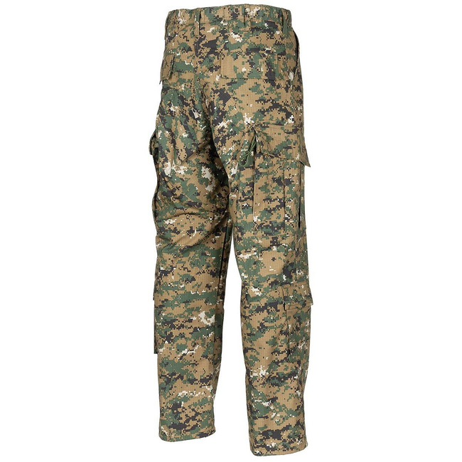 US FIELD PANTS - RIP-STOP - MFH® - DIGITAL WOODLAND