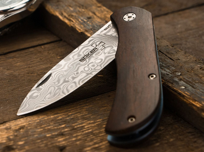 DAMASCUS KÉS EXSKELIBUR II COCOBOLO - BOKER PLUS