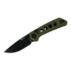 EDC KÉS PL-XT MICARTA GREEN G10 BLACK PVD BLACK - REATE