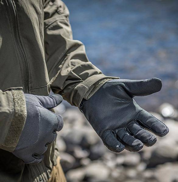 WINTER GLOVES - 3M THINSULATE - IMPACT DUTY MK2 - Helikon-Tex® - SHADOW GREY/BLACK
