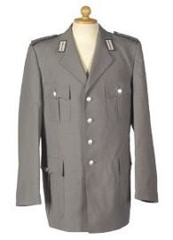 UNIFORM JACKET - GERMAN ARMY - GREY - USED - SIZE 58