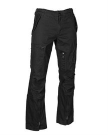 PILOT PANTS "STRAIGHT CUT" - COTTON - BLACK - MIL-TEC