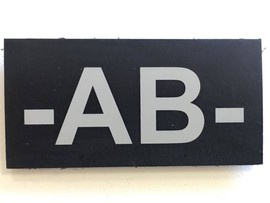 Tapasz, embléma vér - NEG AB