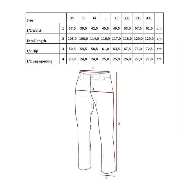 US Field Pants, lined, black