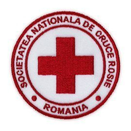 Emblema Crucea Rosie cu aplicare termica