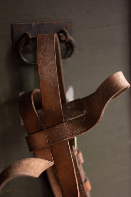 Ló kantár patkóval - Román felesleg - Jó állapotban