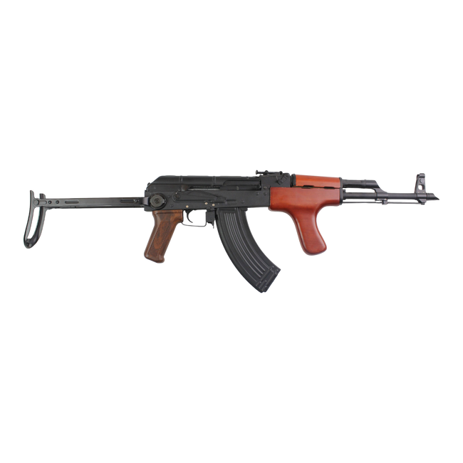 AEG AK AIM Steel & Wood 1.0J replika – Hosszú acél változat fa állvánnyal