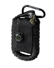 Black Paracord Survival Kit Large