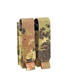 DOUBLE POUCH - FOR PISTOL MAGAZINES - CAL. 9 mm - DEFCON 5® - VEGETATO ITALIANO