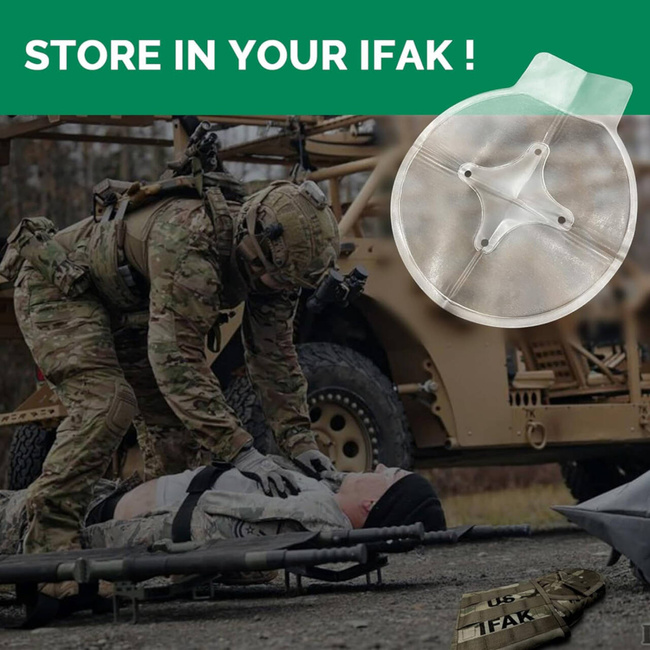 Chest seal for emergency wound care