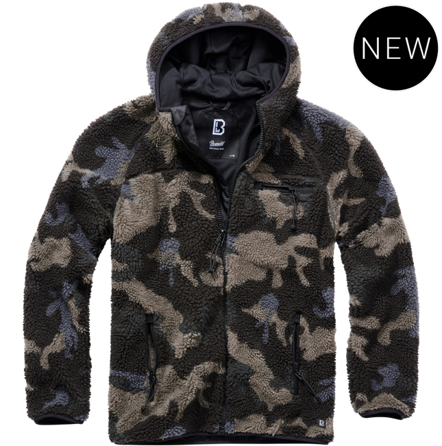 KABÁT "TEDDYFLEECE" IGNÁL - DARK CAMO - BRANDIT