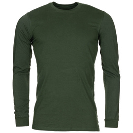 Long Sleeve Cotton T-Shirt - Ukrainian Army Military Surplus UA - OD Green - Like New