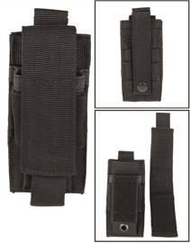 PISTOL MAGAZINE HOLDER - BLACK - MIL-TEC