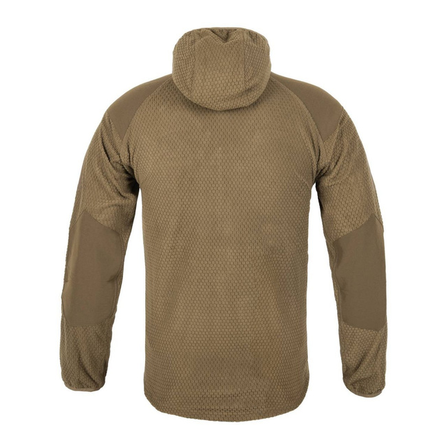 ALPHA HOODIE JACKET - GRID FLEECE - SHADOW GREY - HELIKON