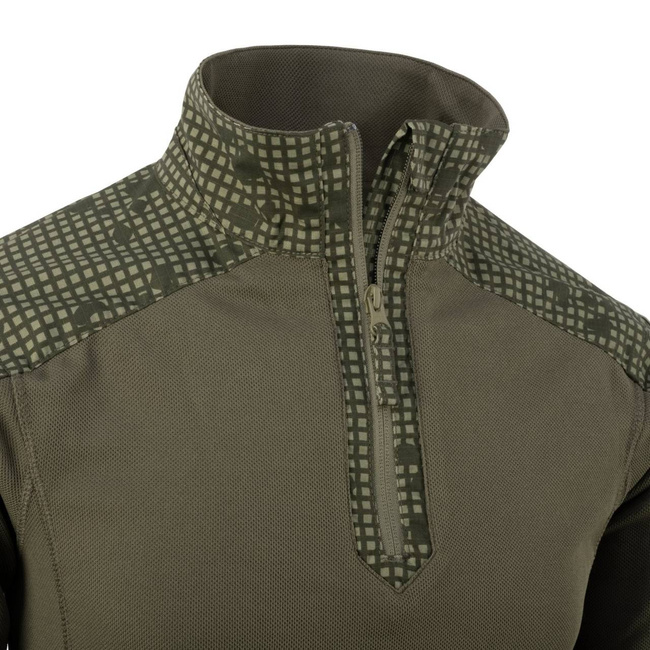 MCDU COMBAT SHIRT - WOODLAND/OLIVE GREEN - HELIKON