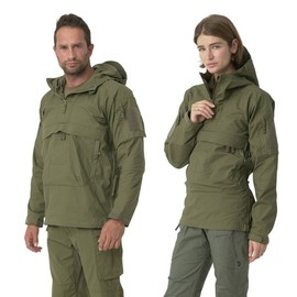 Unisex Tracer Anorak kabát - Polipamut  Stretch Ripstop - Olíva Zöld - Helikon Tex